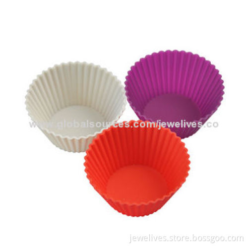 Silicone Muffin Baking Molds, Hot sale